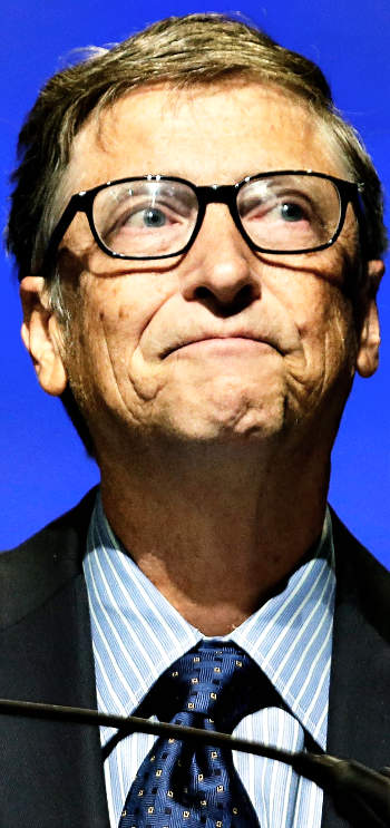 Bill Gates adományozásra taníttatja a gazdagokat