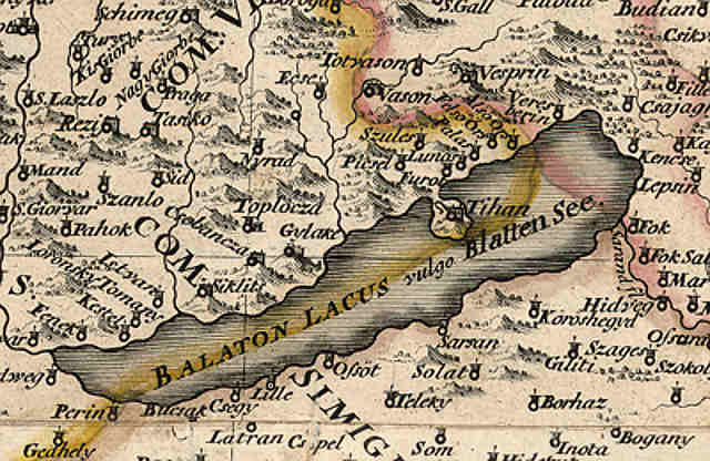 Balaton térkép