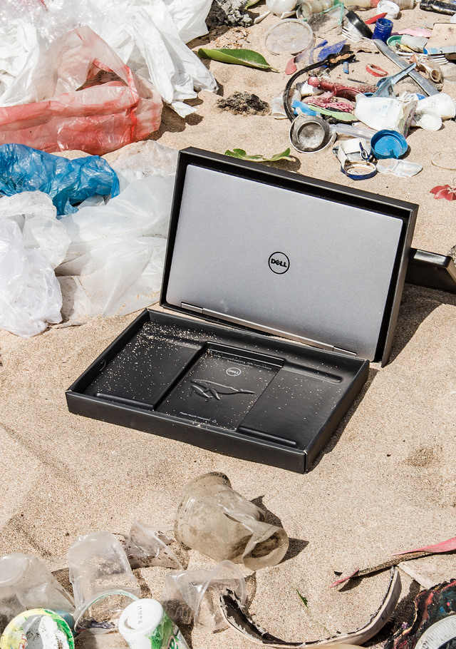 A Dell óceáni hulladékba csomagolja prémium modelljét