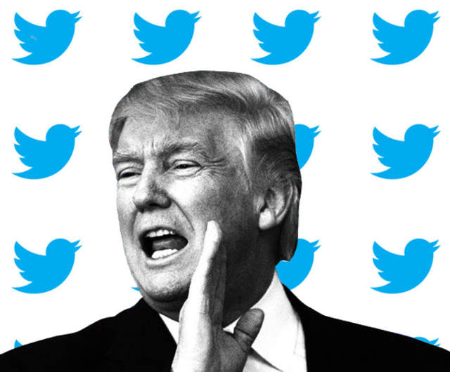 A Twitter faragatlannak minősítette Trump egyik bejegyzését