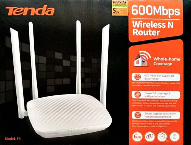 600 megabit: kipróbáltuk a Tenda F9 wifi routert