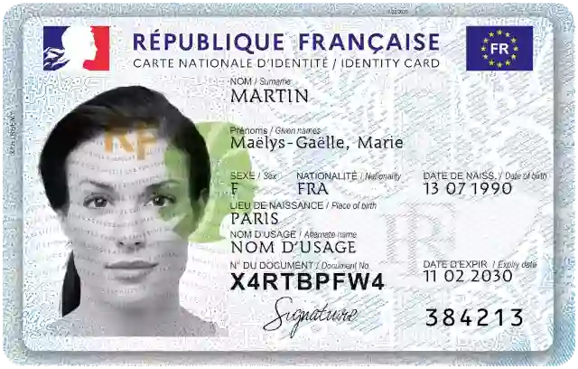 francia személyigazolvány
