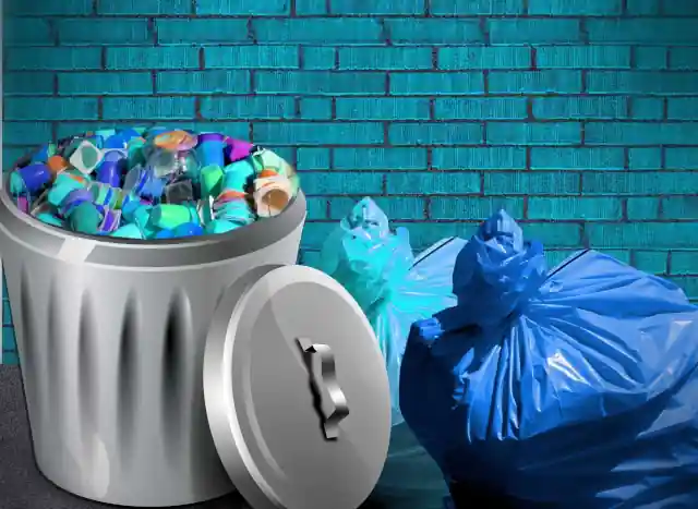 háztartási műanyag hulladék