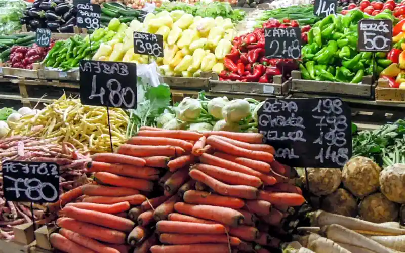 piac, ár, zöldség