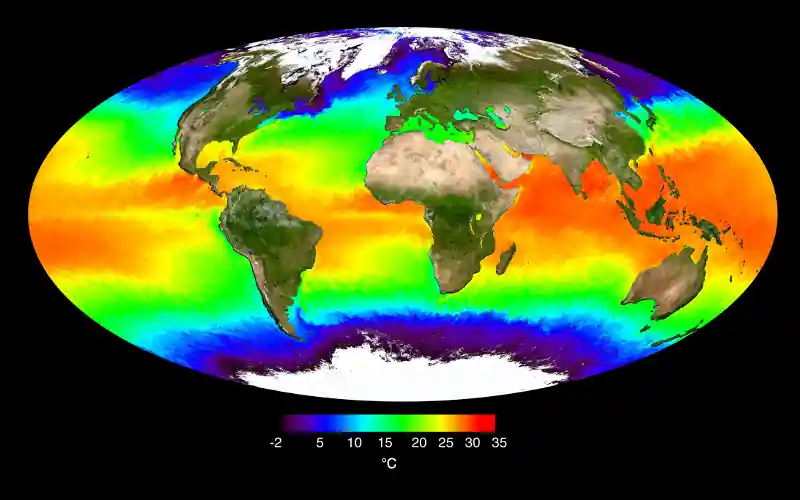 Melegrekordot dönt az óceánok hőmérséklete
