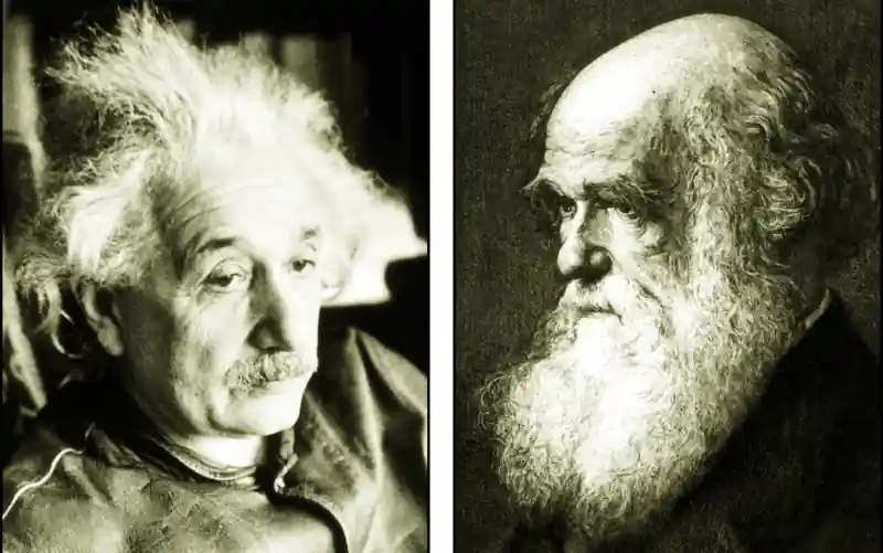 Einstein és Darwin