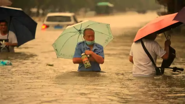 Kína esőzés