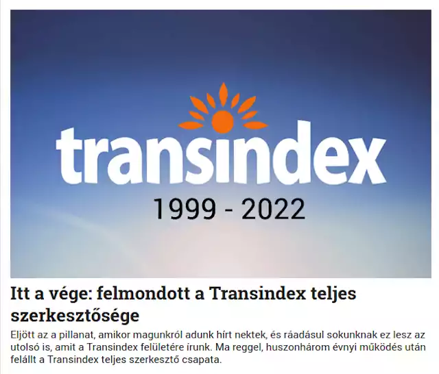 Felmondott a Transindex teljes szerkesztősége… jön a TransTelex.ro?