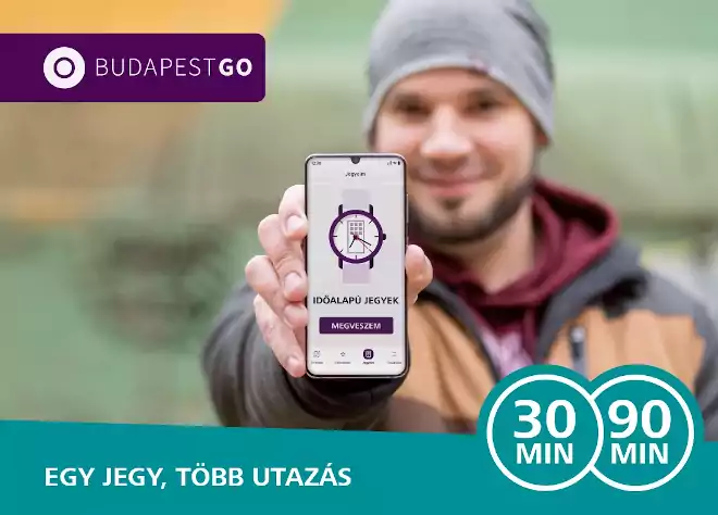 BKK: már elérhetők az időalapú jegyek a BudapestGO-ban